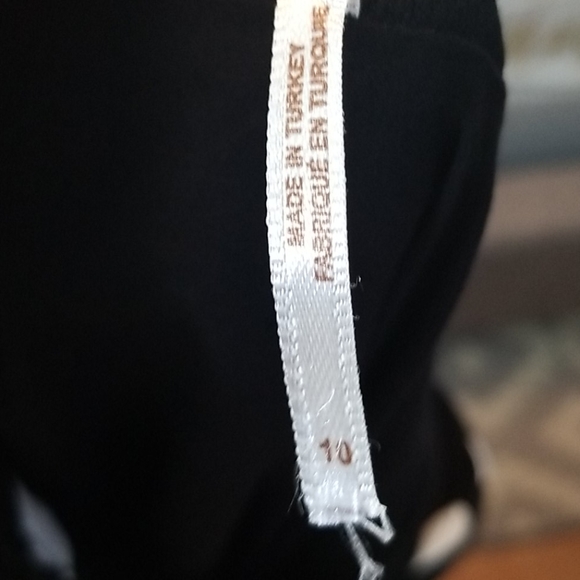 Free People Black Polka Dot Asymmetrical Skirt 10 - Picture 3 of 5